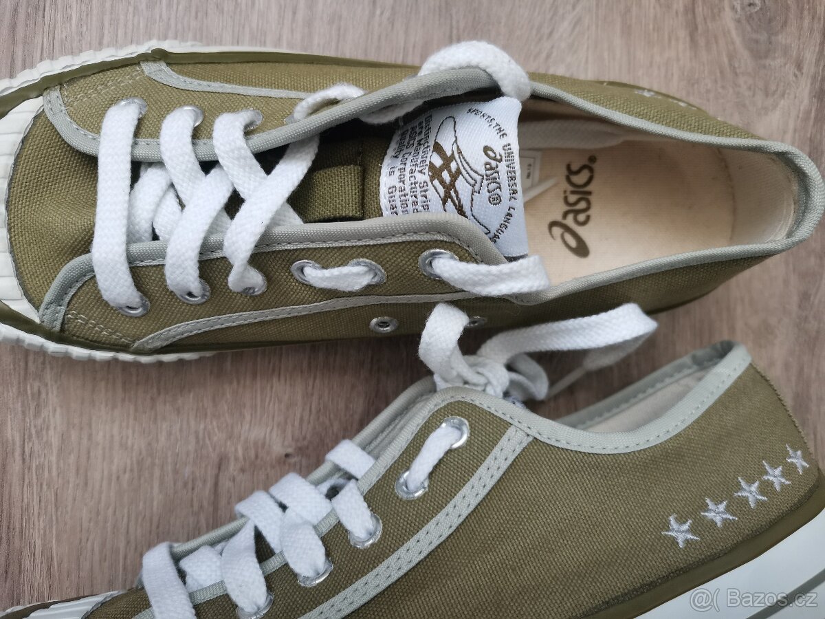 Khaki plátěné tenisky Asics vel. 36 - 2