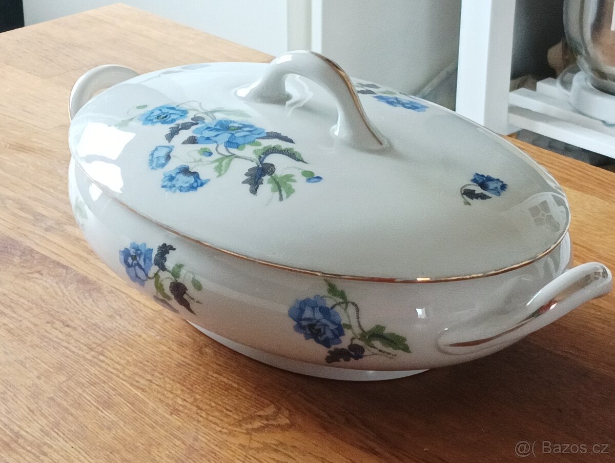 ART DECO PORCELÁNOVÁ TERINA MADESCLAIRE EMILE LIMOGES FRANCE - 2