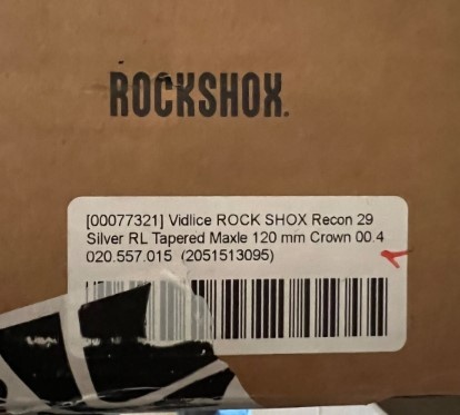 Prodám vidlici Rock Shox Recon 29 120mm - 2