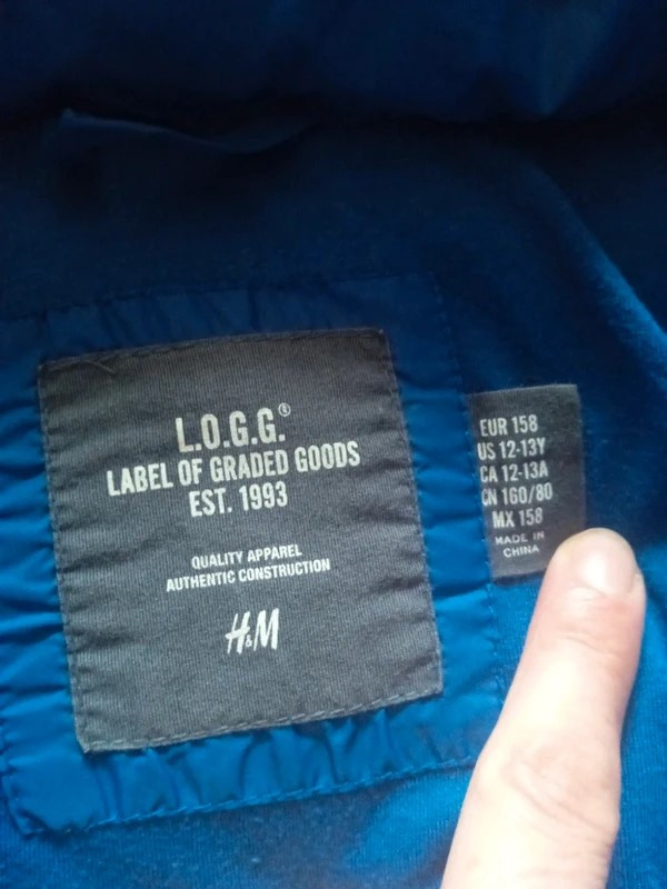 Teplá zimní bunda zn. H&M vel. 158 - 2