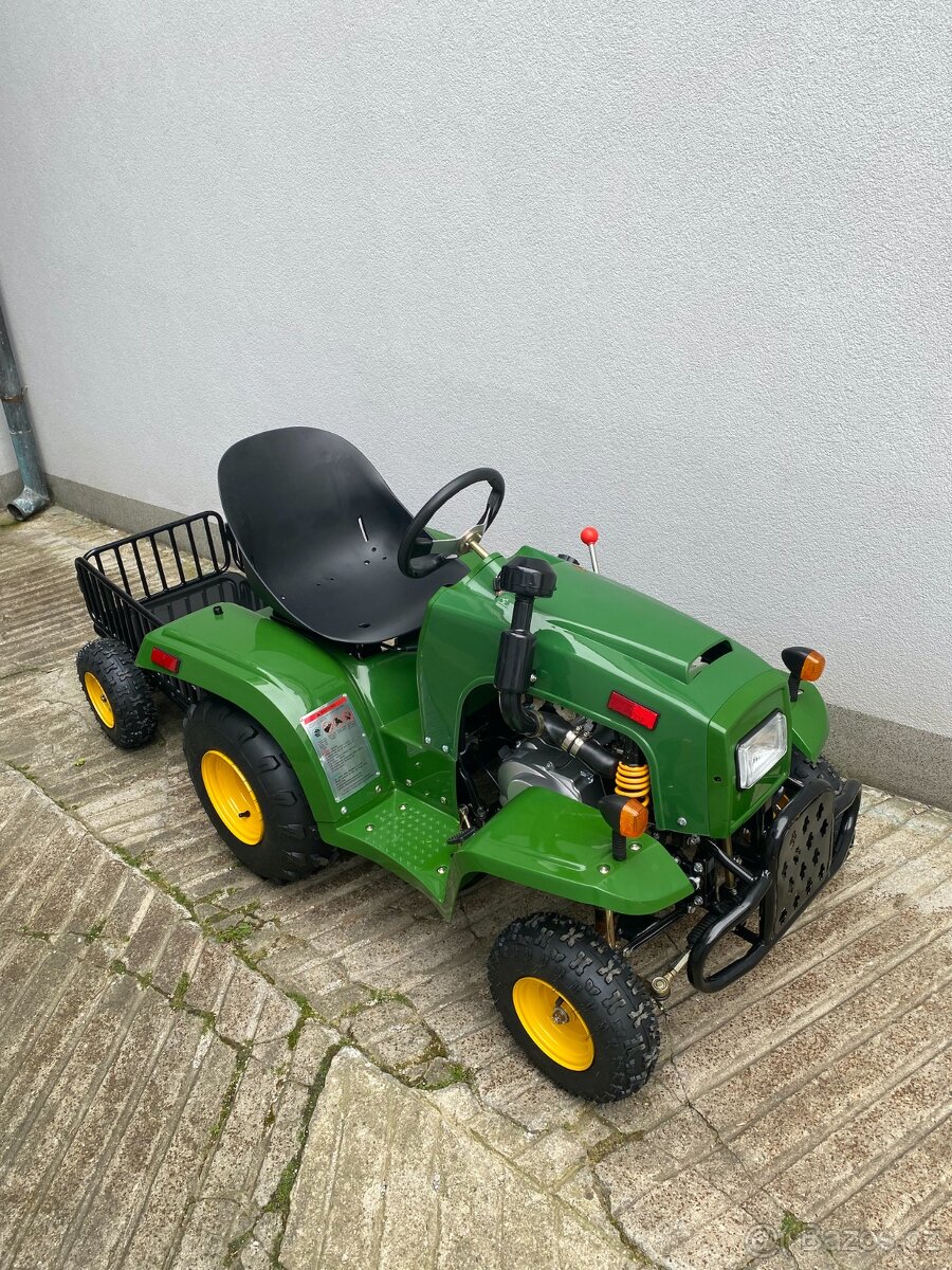 Dětská čtyřkolka ATV Traktor NITRO 110ccm s vozíkem - 2