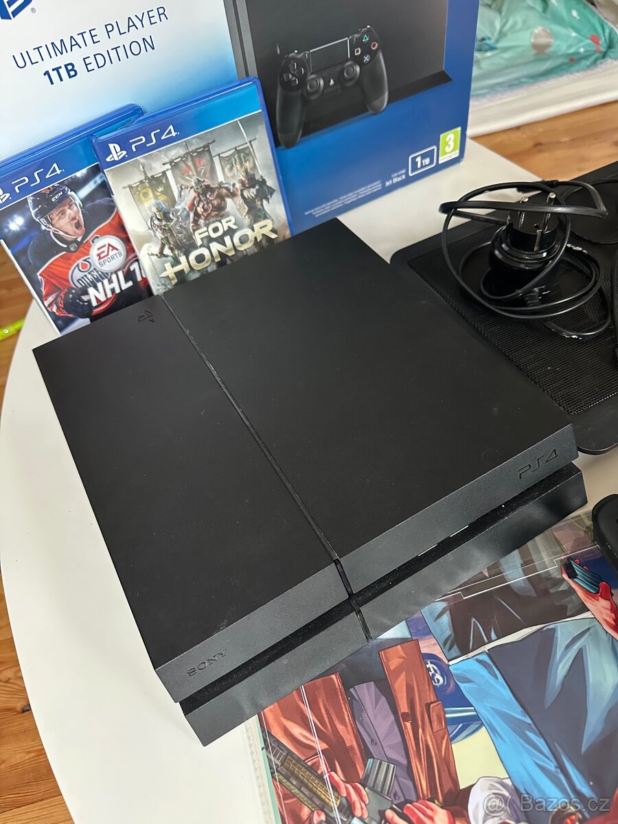 Playstation 4 1tb + 9 her - 2
