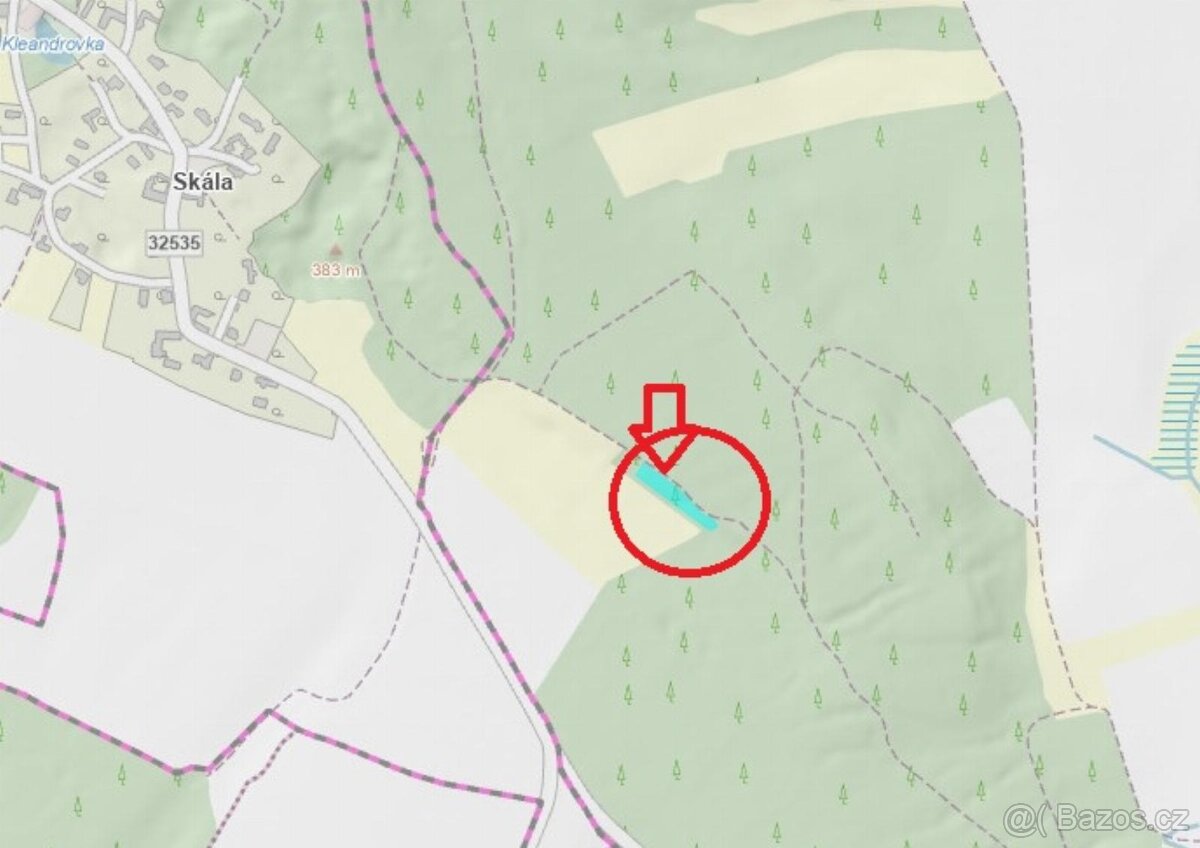 Prodej lesního pozemku v k.ú. Velký Vřešťov - 2