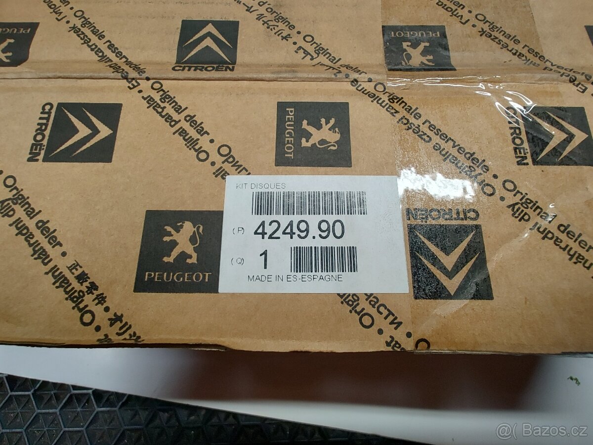 Brzdové kotouče zadní Peugeot Partner (M59) - 2