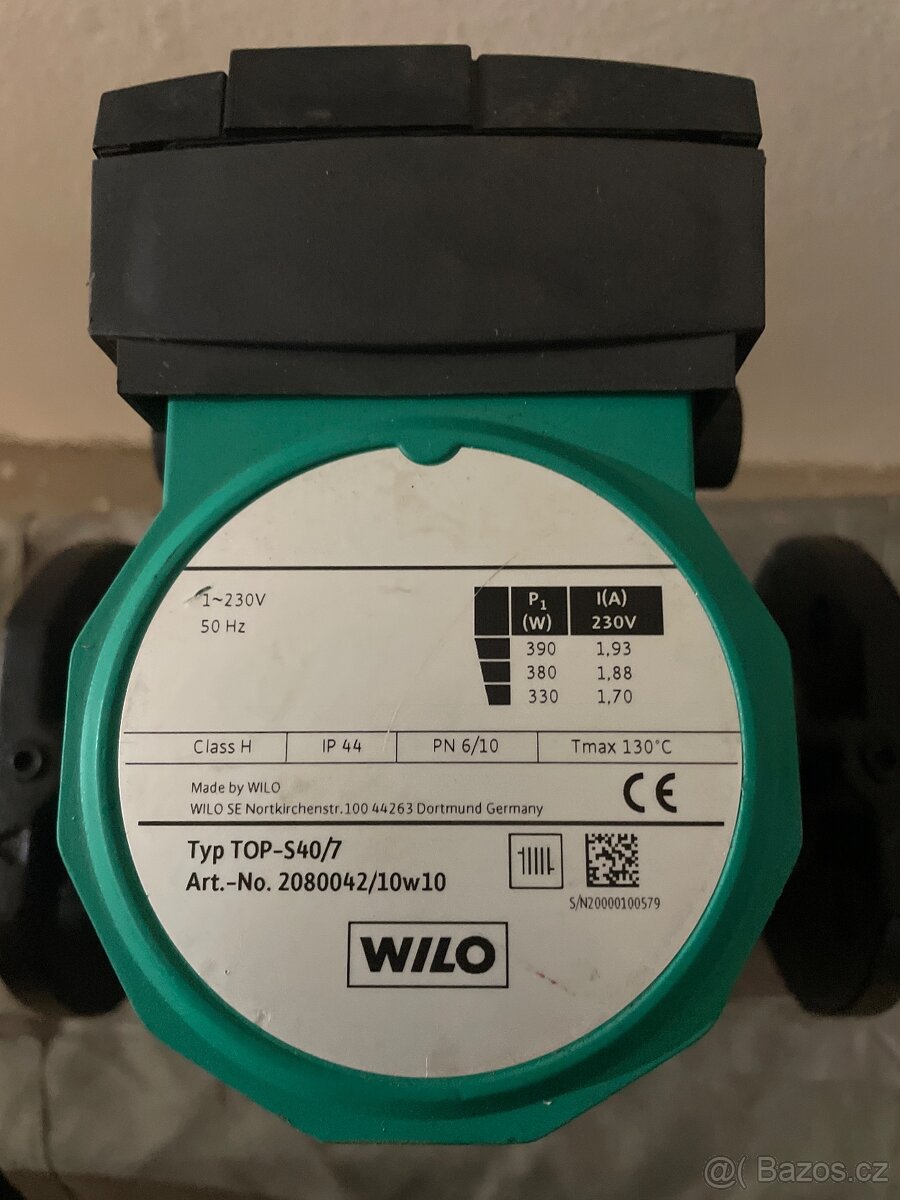 Oběhové čerpadlo Wilo Top-S40/7 - 2