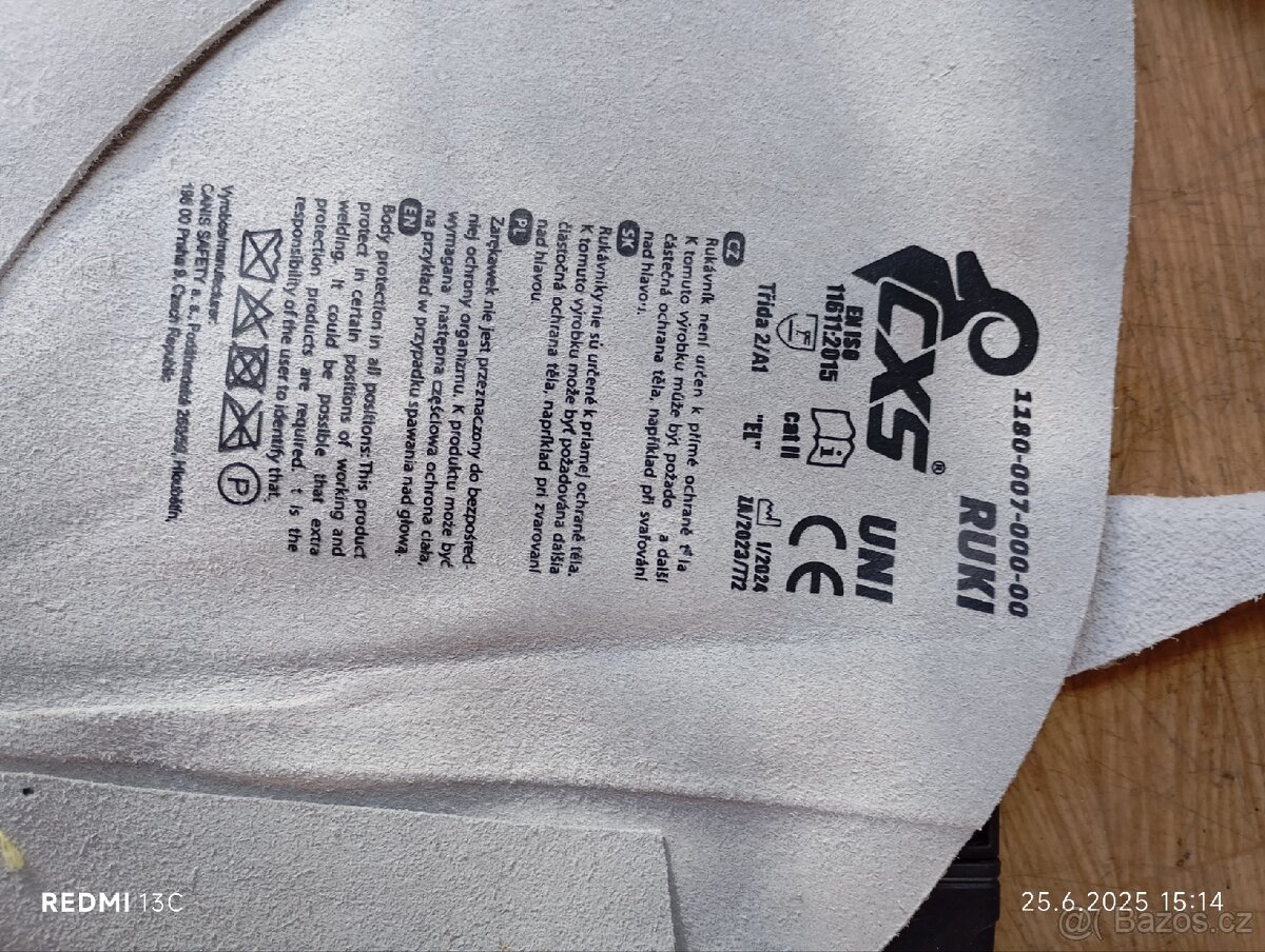 Svářečská kožena zástěra - 2