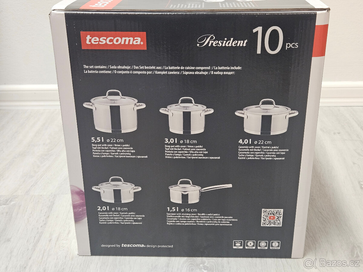 Tescoma Sada nádobí PRESIDENT, 10 dílů - 2
