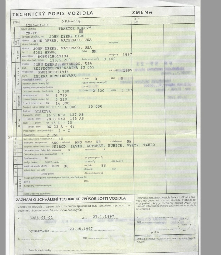 Traktor John Deere 8100 - 2