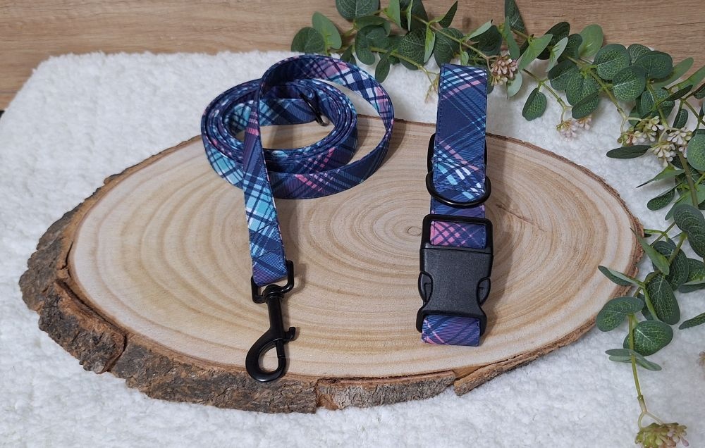 Softshellový set, obojek a vodítko pro střední psy Square - 2