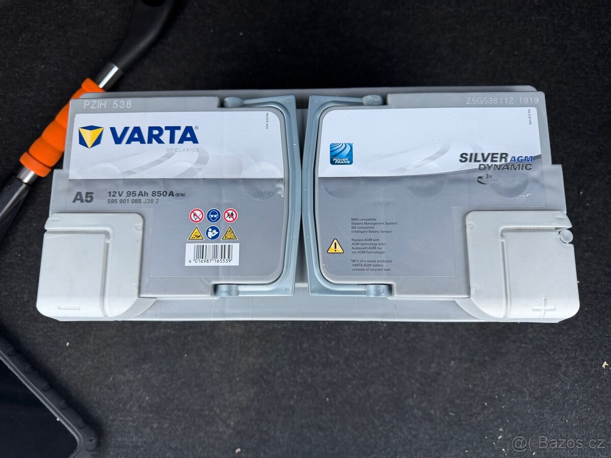 Autobaterie VARTA 95Ah AGM - 2