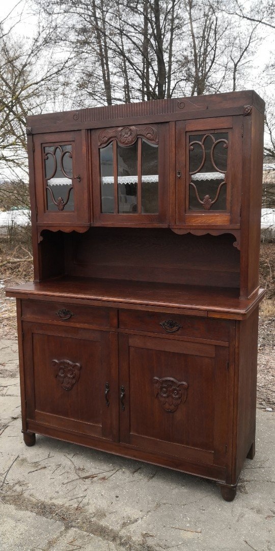 Starožitný masivní příborník - 2