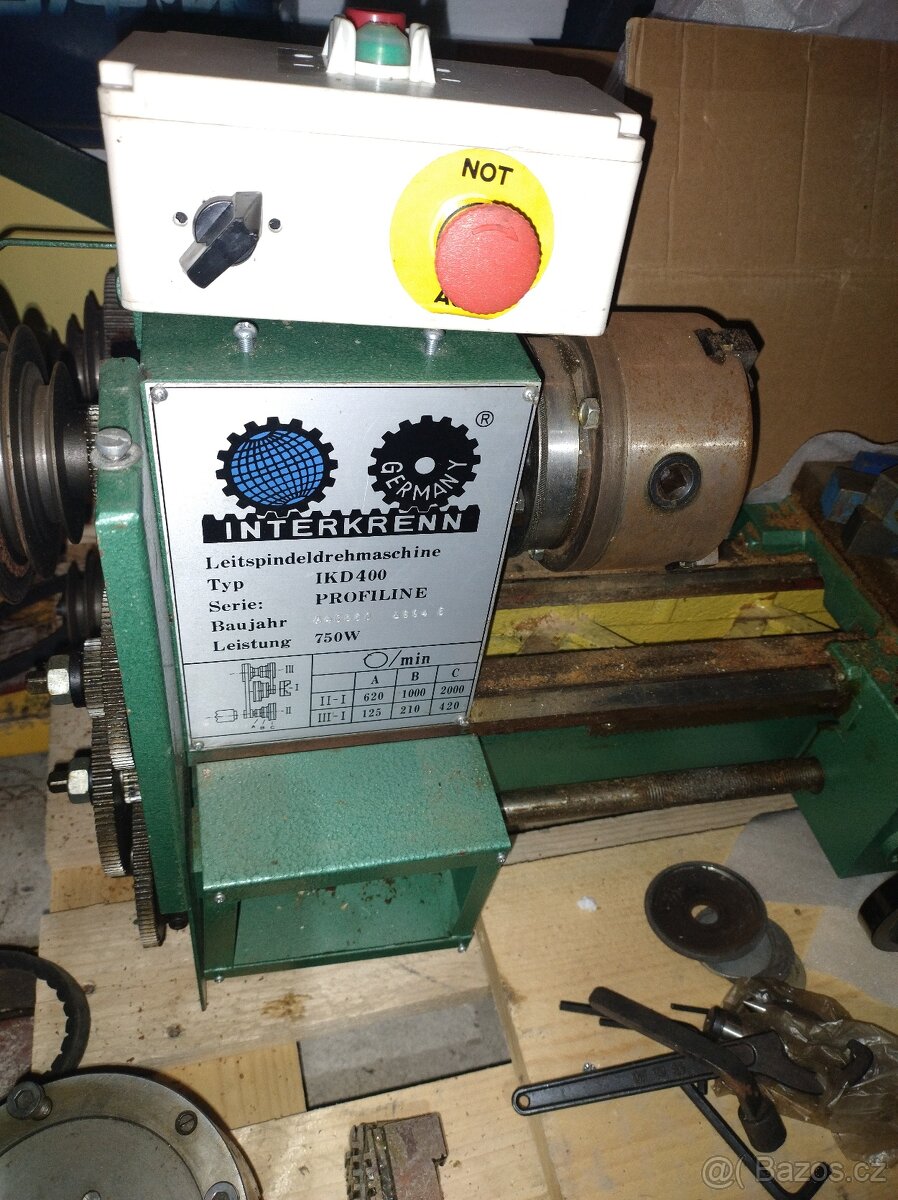 Soustruh Interkrenn IKD 400, stolovy soustruh - 2