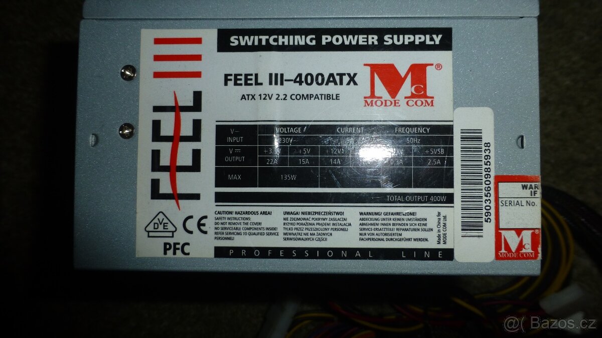 Zdroj Modecom FEEL III 400W - 2
