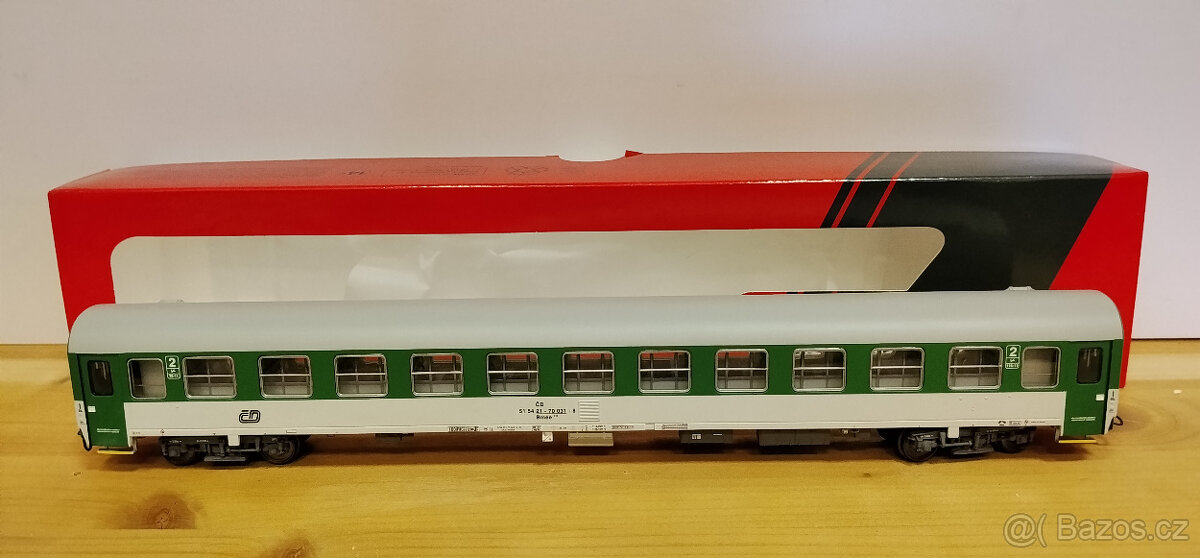 Vláčky - Rychlíkový vůz 2.tř. Bmee, ČD - 2