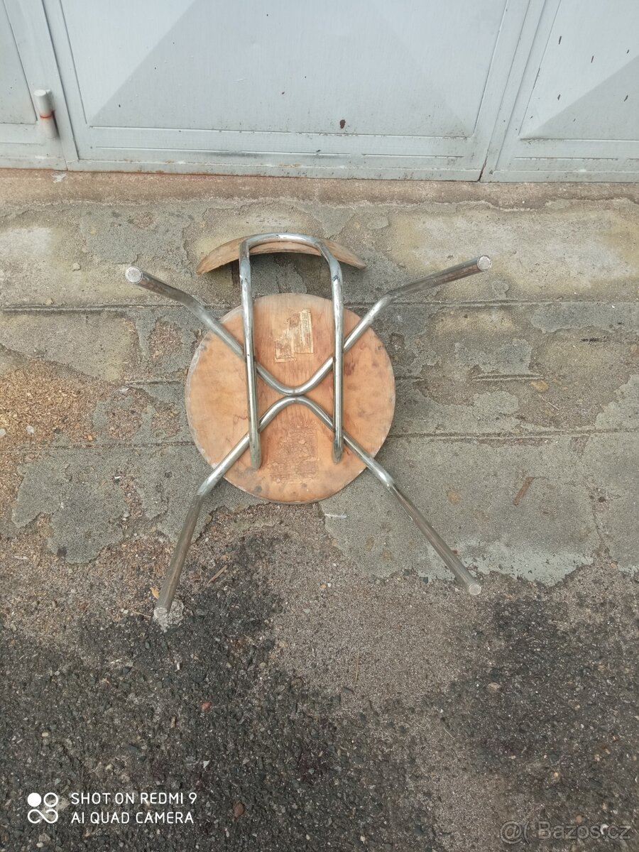 Židle trubková chrom - 2