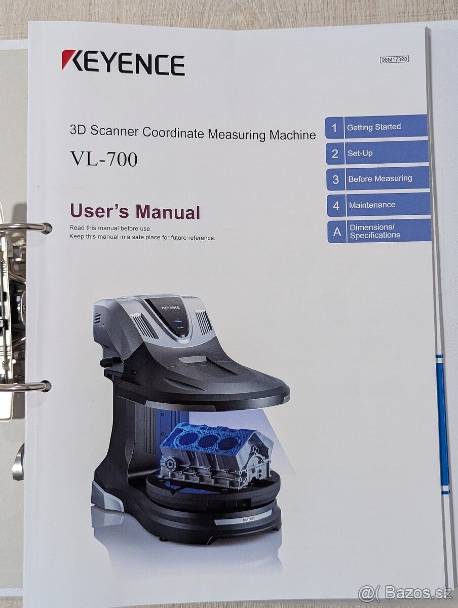 3D skener KEYENCE VL-770 - 2