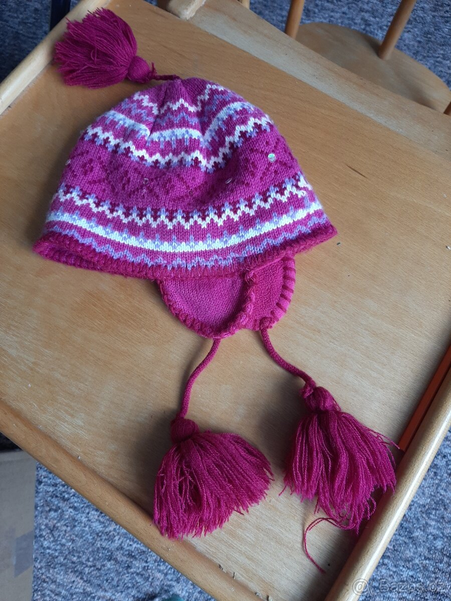 Dívčí zimní čepice - 2