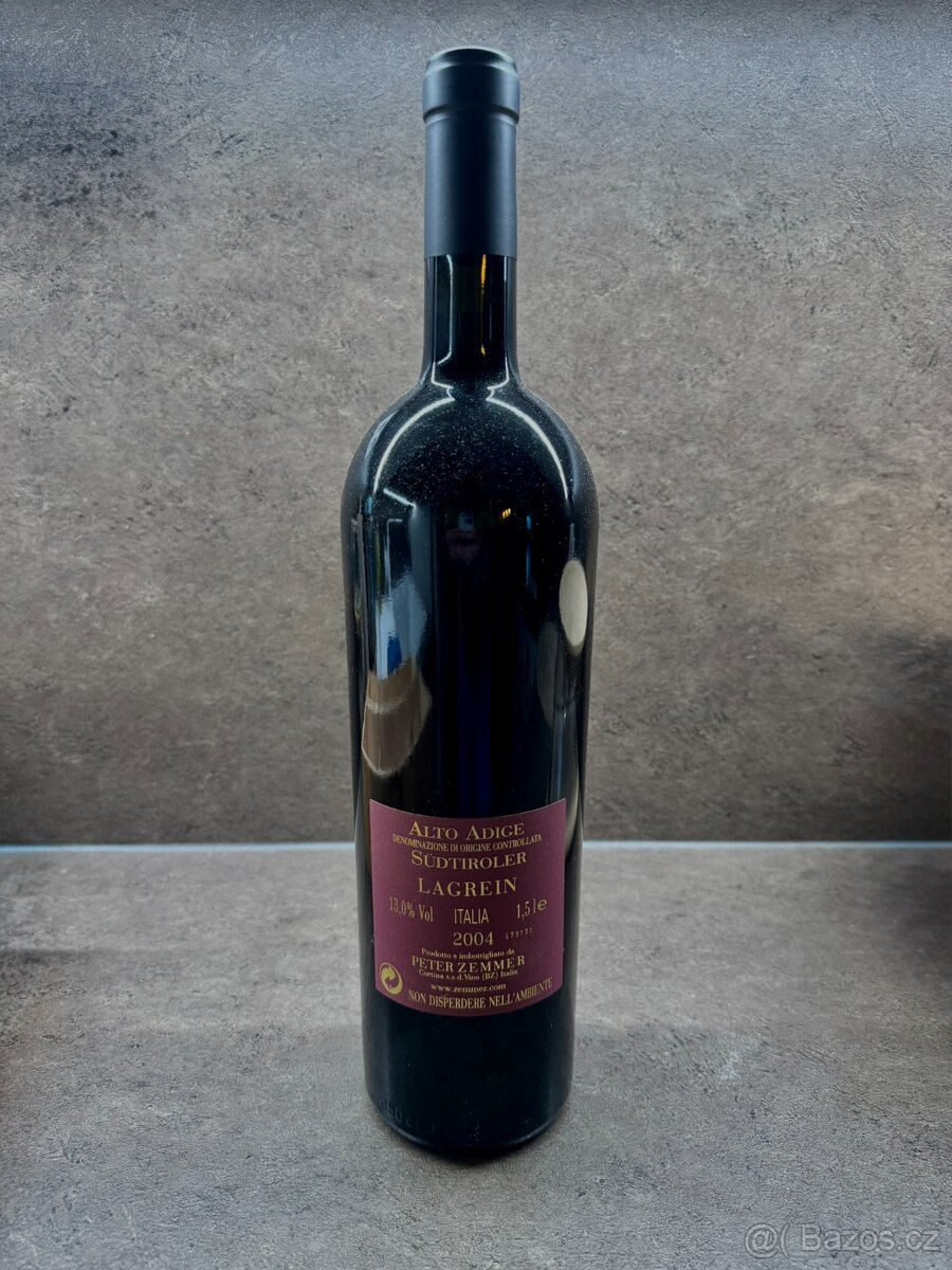 Peter Zemmer Lagrein 2004, limitovaná edice Martin Straka - 2
