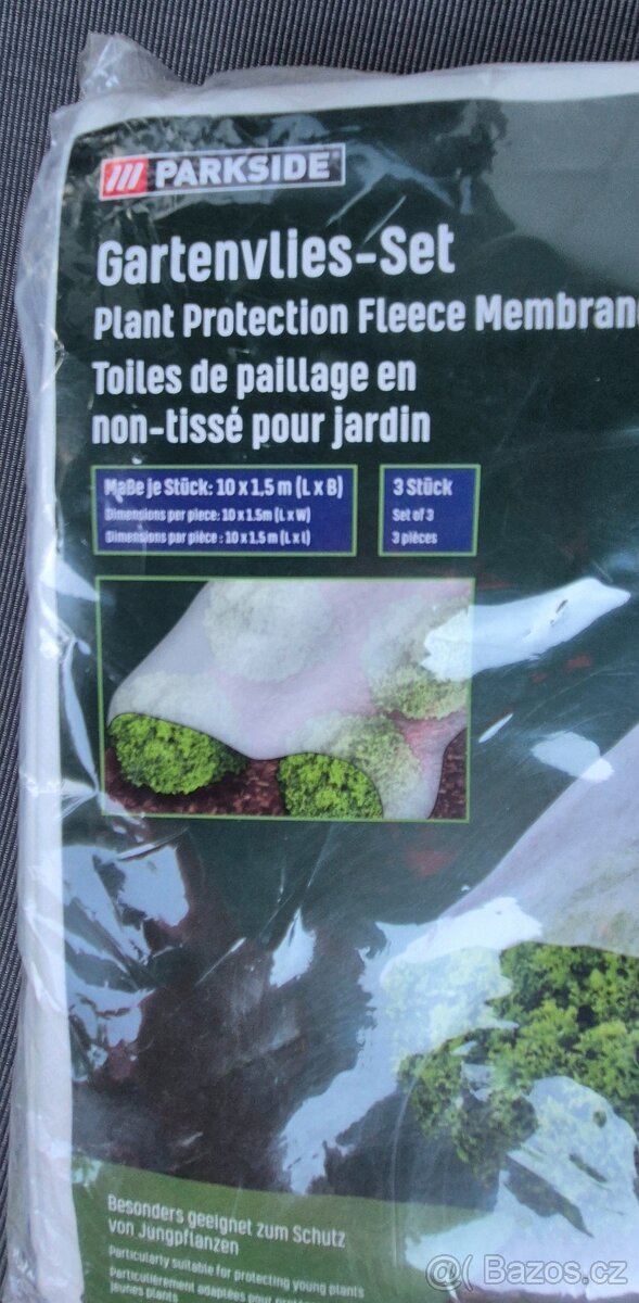 Sada zahradních netkaných textilií, 3 kusy - 2