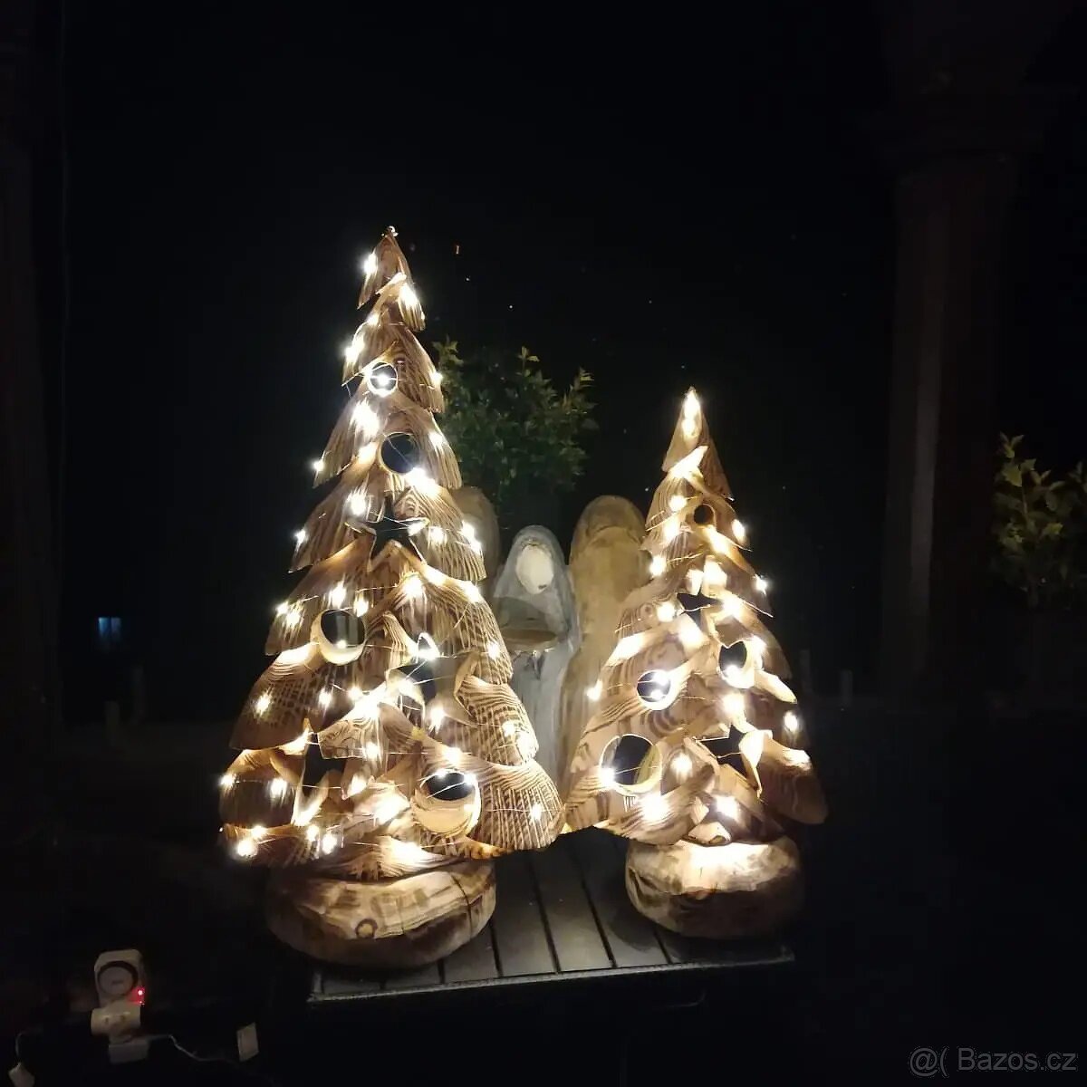 vánoční stromek motorovou pilou - 2