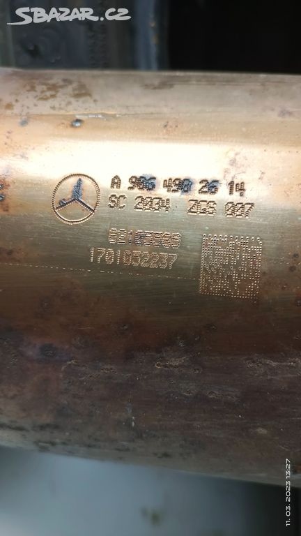 Prodám katalyzátor Mercedes Sprinter 319 - 2