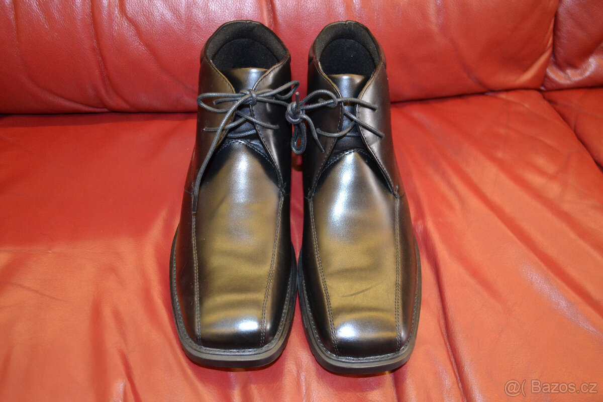 Nové zateplené kožené boty zn. Navaho vel.11 (45) - 2