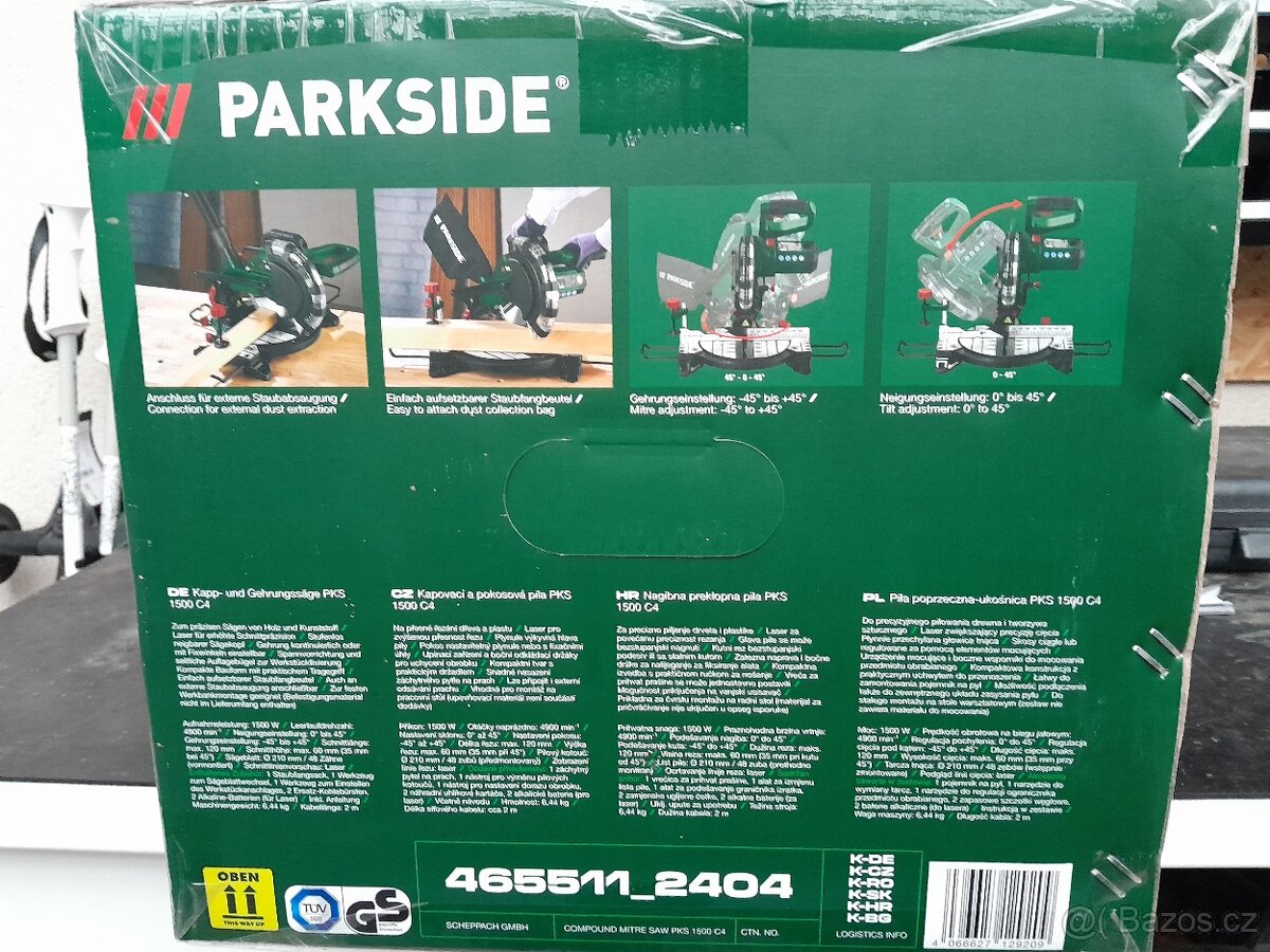 Kapovací a pokosová pila PKS 1500 C4 - 2