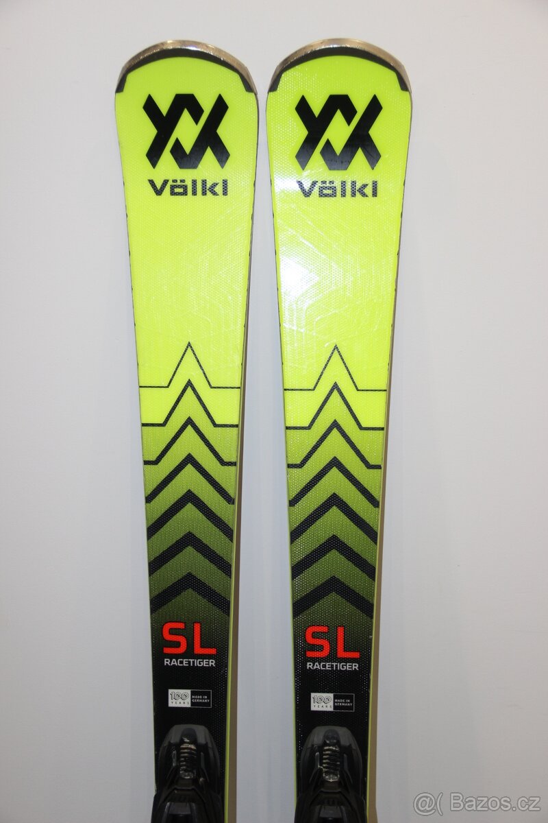 Prodám slalomové lyže Volkl racetiger SL 11 - 155 cm - 2