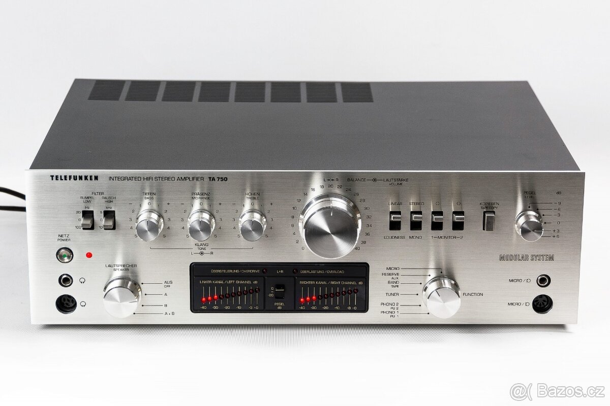 TELEFUNKEN TA-750 / top model, top stav - 2