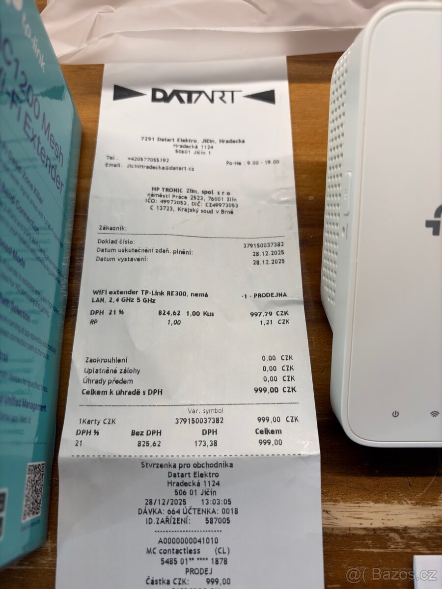 Wi-Fi Extender TP-Link (AC1200) – V ZÁRUCE 2 ROKY - 2