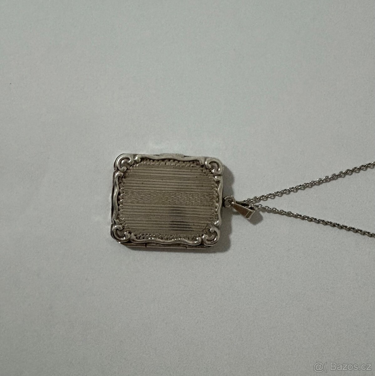 Stříbrný přívěsek starožitný - 2