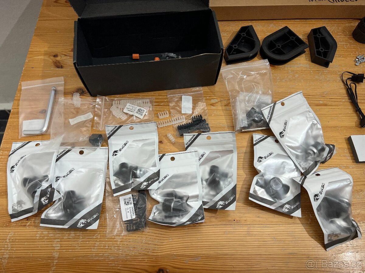 Komplet Custom voda pro AM5/AM4 Bykski//vč.pomůcek/Nepoužité - 2