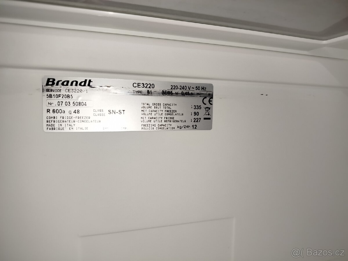 Lednička Brandt CE3220 - 2