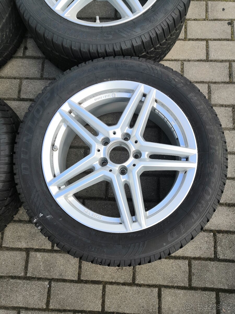 435. Zimní ALU sada R17 5x112 - původně Mercedes - 2