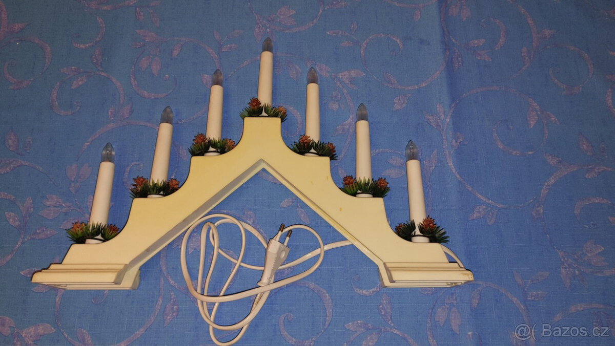 Vánoční svícen plastový - 2