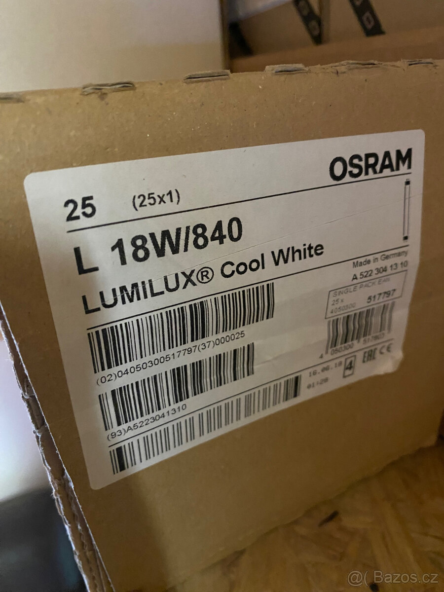 Zářivkové trubice 60cm do kazetových zářivek Osram - 2