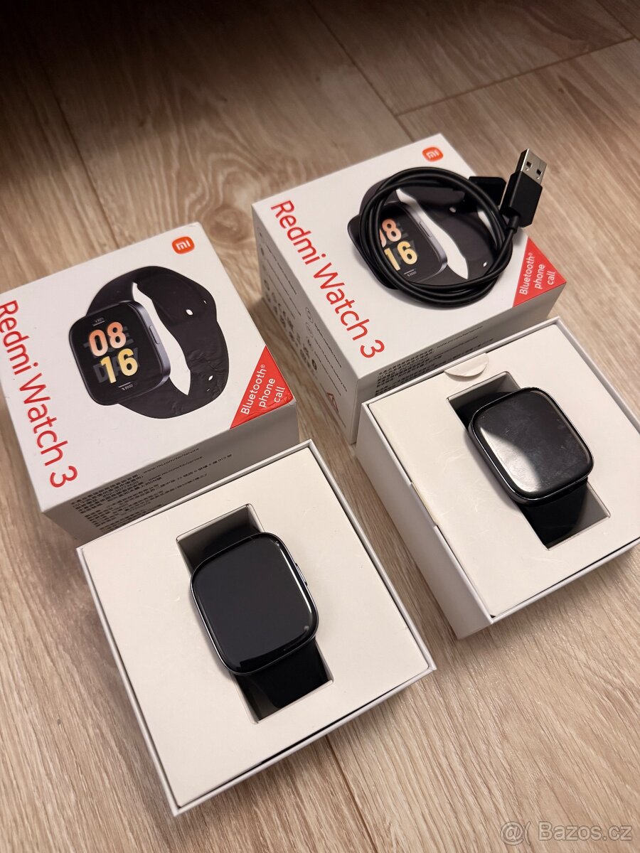 2 x Redmi Watch 3 Black Amoled android / iOS - 2