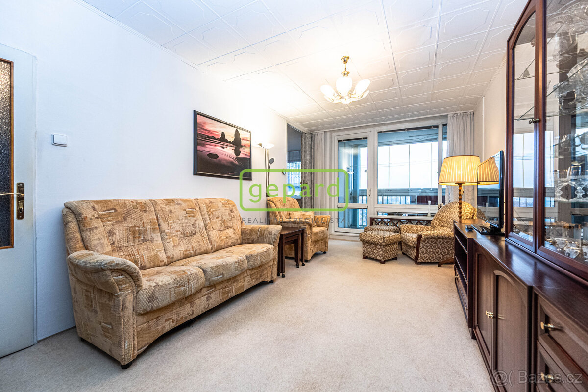 Pronájem zařízeného bytu 3+1 s lodžiíí u Ďáblického háje, Pr - 2