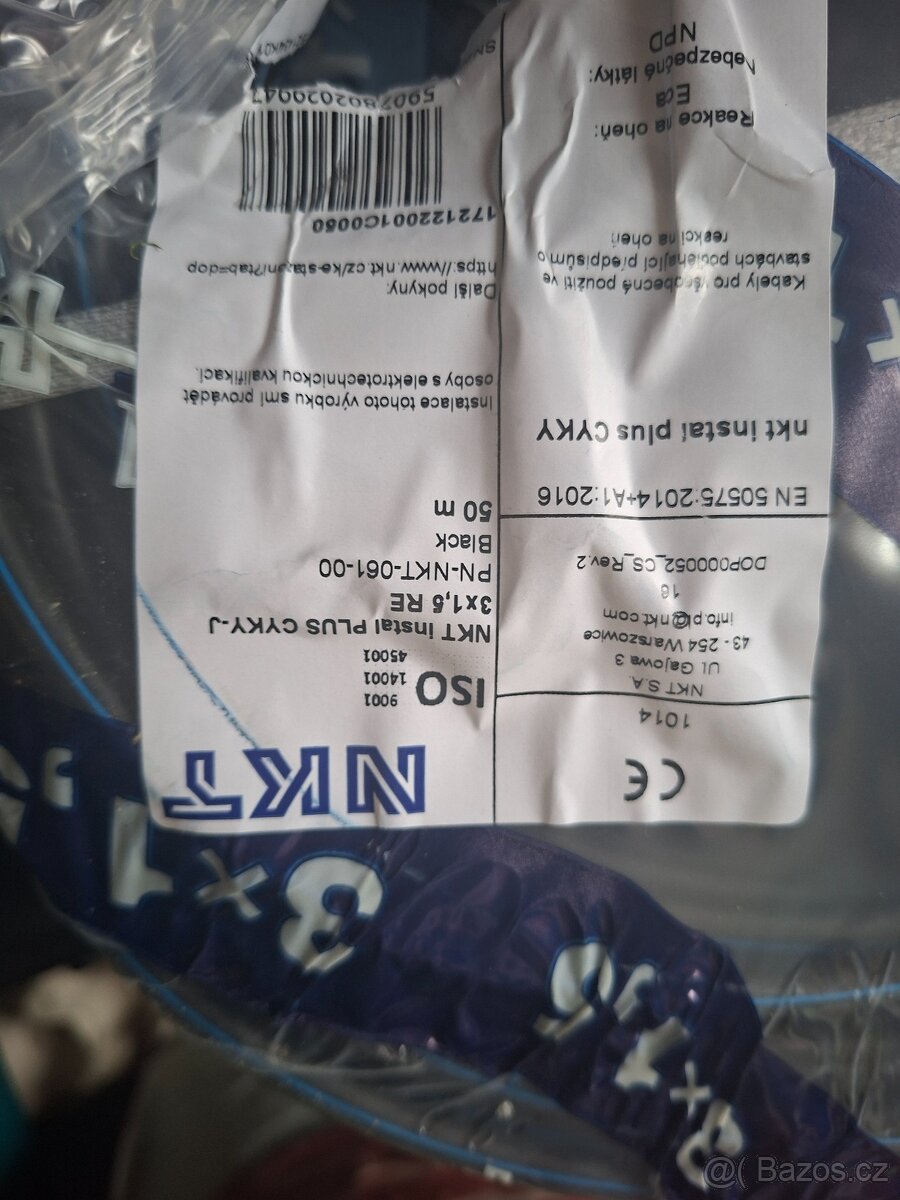 Kabely cyky j 3x1,5 a 3x2,5 - 2