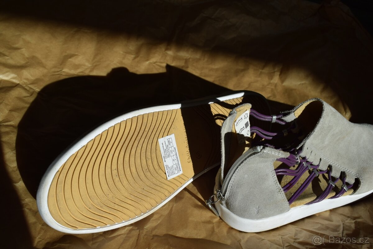 Boty kotníčkové otevřené po straně - 2