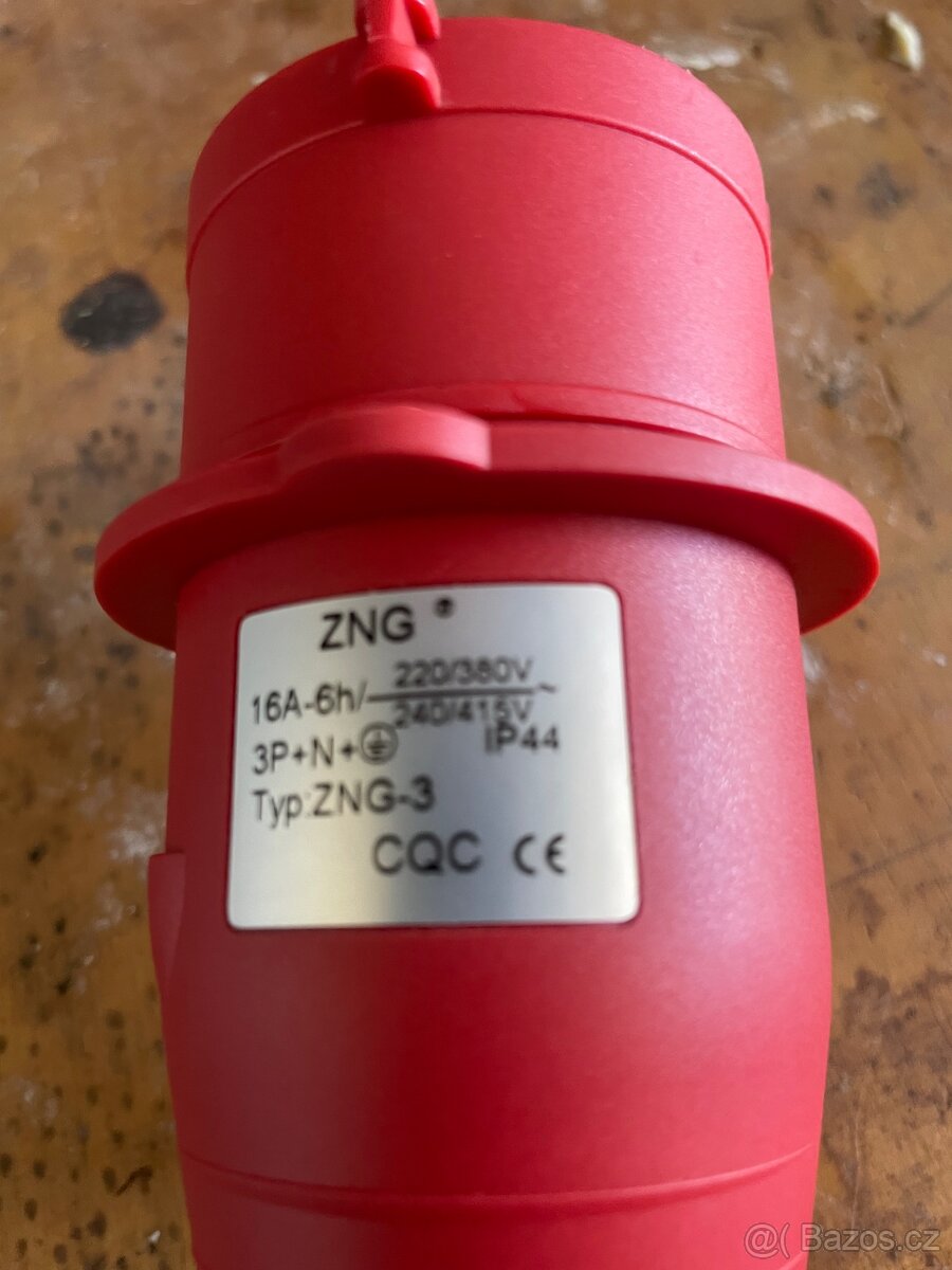 Koncovka 380V/16A pětikolík - 2