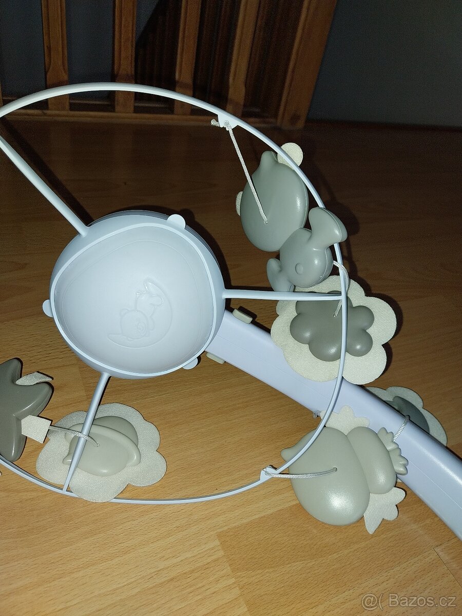 Hudební kolotoč nad postýlku s projekcí 3v1 - 2