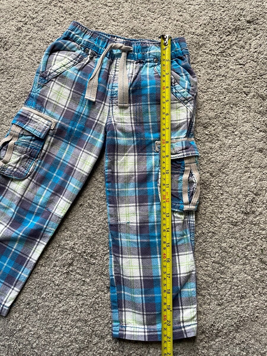 Bavlněné kalhoty kapsáče Next - 2