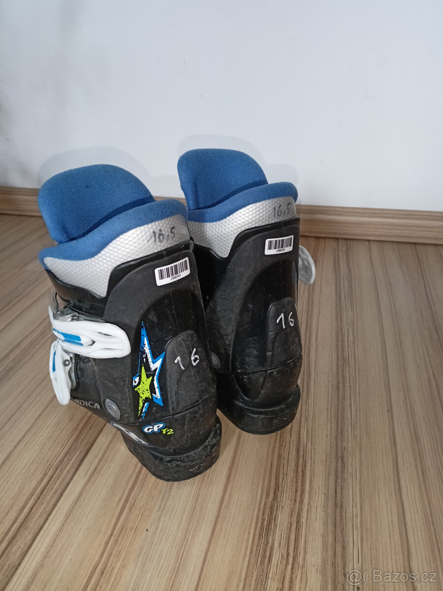 Prodám lyžáky vel 16.5 - 2
