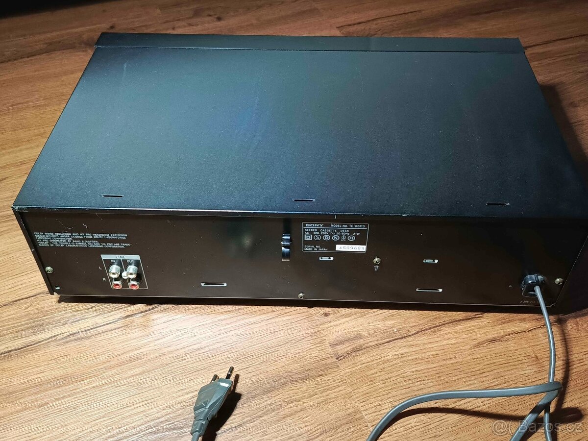 Sony TC-K611S, 3HEAD DOLBY S TAPE DECK - 2