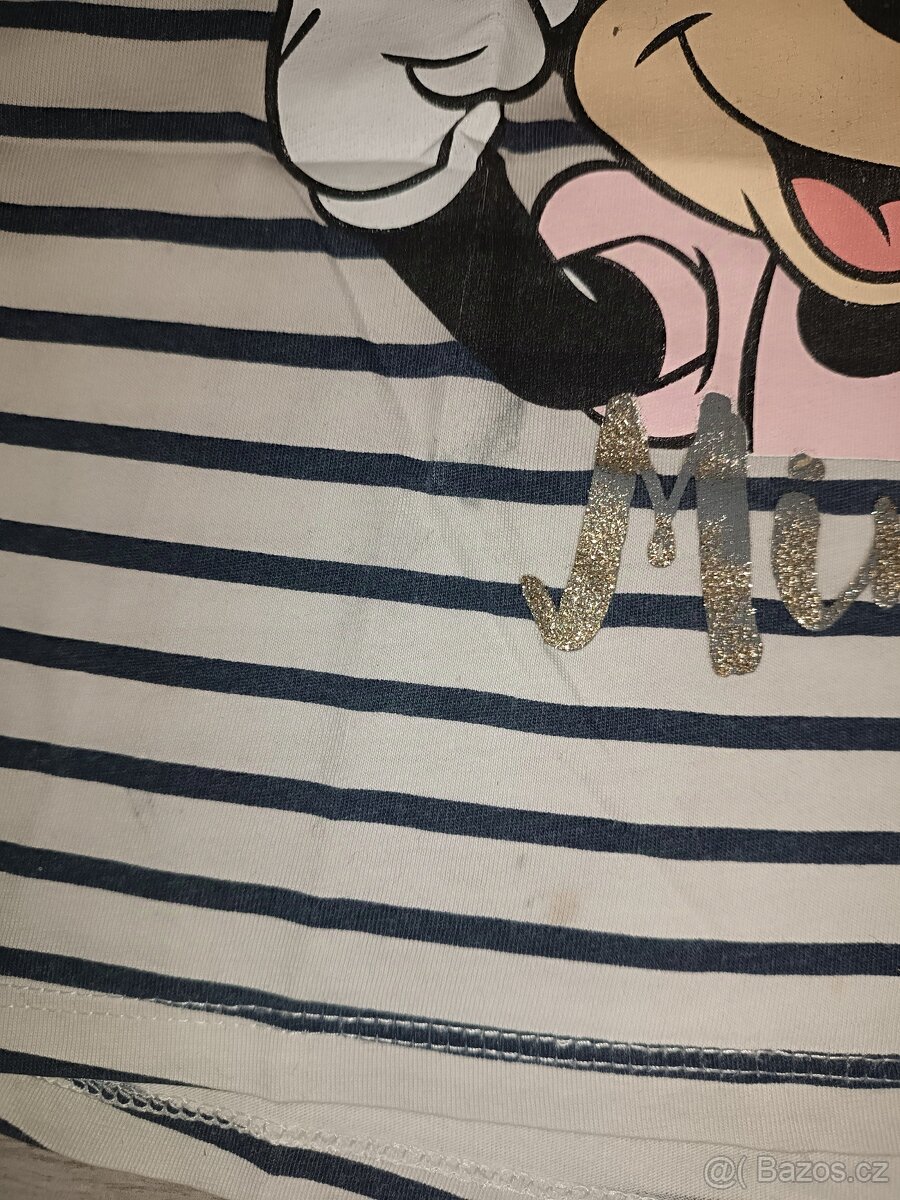 Trička a Minnie vel. 110, 110/116 - 2