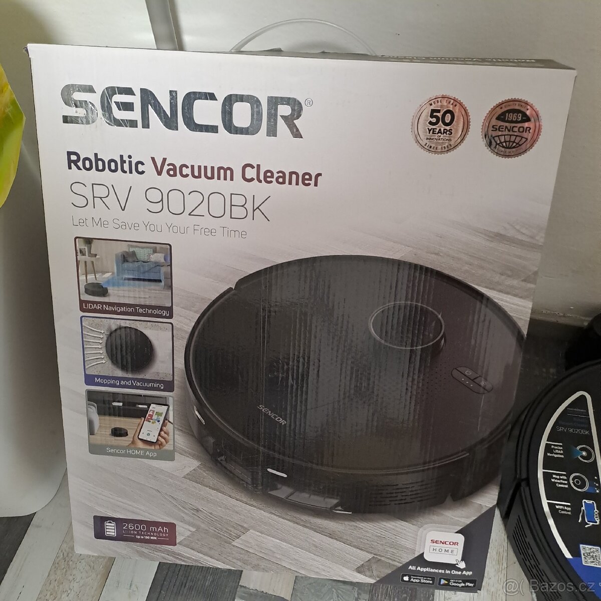 Roboticky vysavač Sencor srv 9020 bk - 2