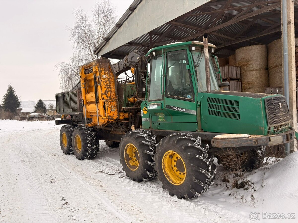 Vyvážečka TIMBERJACK 1110D + štěpkovač Dutch Dragon - 2