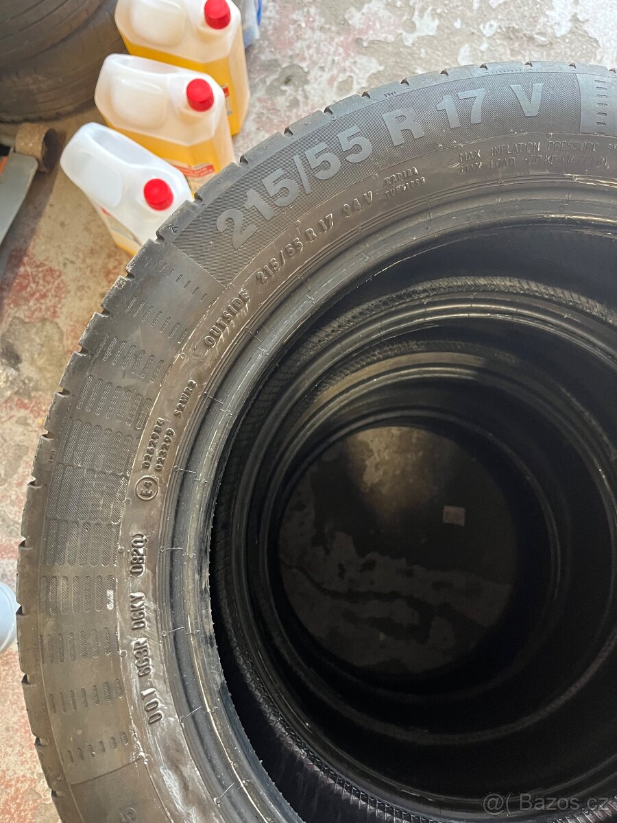 4x letní Continental 215/55 R17 94V - 2