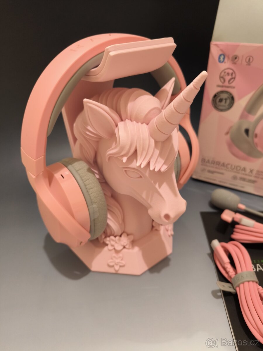 Headset Razer Barracuda X - Quartz Pink - 2